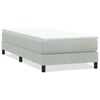 vidaXL Box Spring Posteľ bez matraca Svetlosiv&aacute; 100x210 cm Zamat