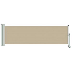 vidaXL Bočn&yacute; mark&iacute;z 80 x 300 cm 100% polyester, železo, oceľ
