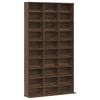 vidaXL CD skrinka hned&yacute; dub 102x23x177,5 cm spracovan&eacute; drevo