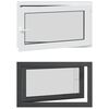 vidaXL Podkrovn&eacute; okno RISOR 100 x 60 cm PVC a sklo Antracitov&aacute;
