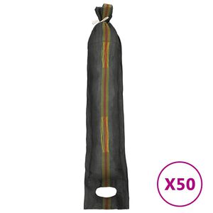 vidaXL Vrecia na piesok 50 ks tmavo zelen&eacute; 103x25 cm HDPE