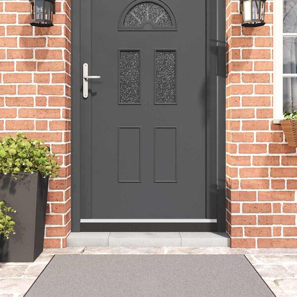 vidaXL Samolepiace tesnenia dver&iacute; s kefou 6 pcs Biela 100 cm