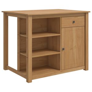 vidaXL Kuchynsk&yacute; ostrovn&yacute; set 2 ks PANAMA Medov&yacute; vosk 112 x 77 x 90 cm