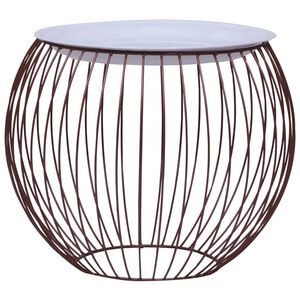 vidaXL Konferenčn&yacute; stol&iacute;k, zlat&yacute; &Oslash; 41 cm