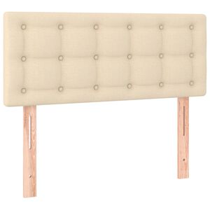 vidaXL Čelo postele kr&eacute;mov&eacute; 80x5x78/88 cm l&aacute;tka