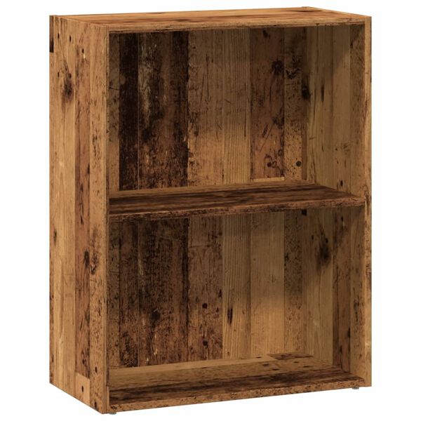 vidaXL Knižnica star&eacute; drevo 60x30x77 cm kompozitn&eacute; drevo