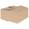 vidaXL Skladac&iacute; box s &uacute;ložiskom 50 ks Pr&iacute;rodn&aacute; 30 x 30 x 15 cm Kart&oacute;n