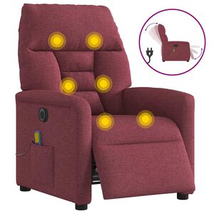 vidaXL Elektrick&eacute; skl&aacute;pacie mas&aacute;žne kreslo v&iacute;nov&eacute; l&aacute;tka