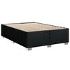 vidaXL Posteľn&yacute; r&aacute;m boxspring s matracom čierny 140x200 cm l&aacute;tka