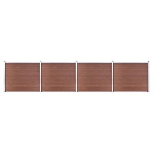 vidaXL Sada plotov&yacute;ch panelov WPC 699x146 cm hned&aacute;