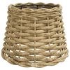 vidaXL Tienidlo na stropn&uacute; lampu hned&eacute; &Oslash;20x15 cm pr&uacute;ten&eacute;