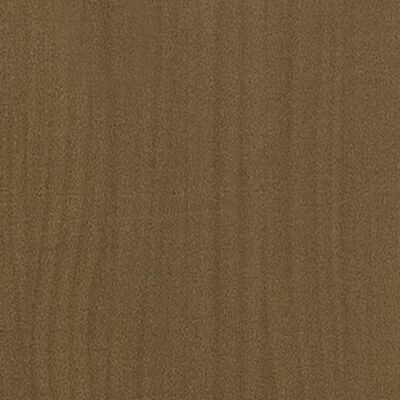 vidaXL Posteľný rám medovo-hnedý borovicový masív 120x200 cm