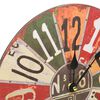 vidaXL Nástenné hodiny viacfarebné 30 cm MDF