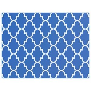 vidaXL Vonkajší koberec ARAKIL Modrá 300 x 400 cm PP