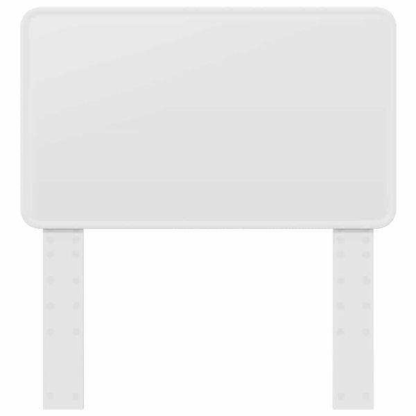 vidaXL Zadné čelo s čelnou doskou Biela 90 cm Kompozitné drevo