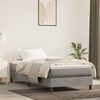 vidaXL Matrac s ta&scaron;tičkov&yacute;mi pružinami stredn&aacute; tvrdosť bledosiv&yacute; 90x220x20 cm zamat