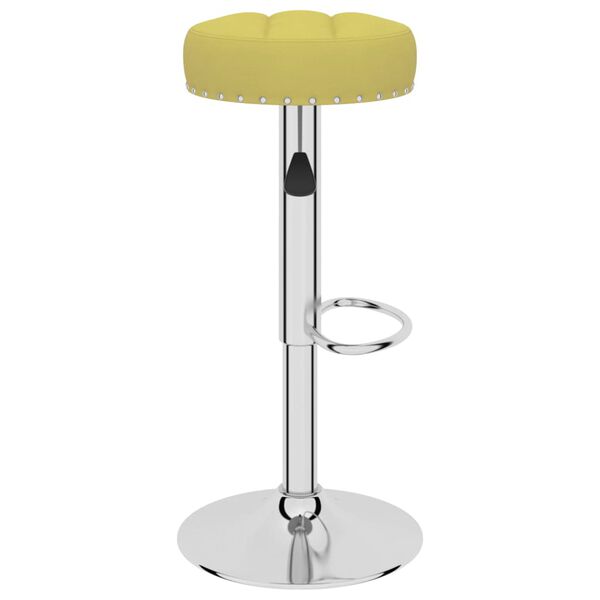 vidaXL Barové stoličky 2 ks zelené látkové