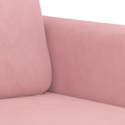 vidaXL Kreslo ružové 60 cm zamat