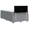 vidaXL Boxspring posteľ s matracom bledosiv&aacute; 120x190 cm l&aacute;tka