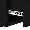 vidaXL Čelňa s kabinetom so z&aacute;suvkou 3 pcs Čierny dub Kompozitn&eacute; drevo