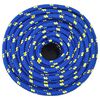 vidaXL Lodné lano modré 12 mm 25 m polypropylén