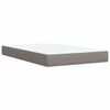 vidaXL Boxspring posteľ s matracom sivohned&yacute; 120x200 cm l&aacute;tka