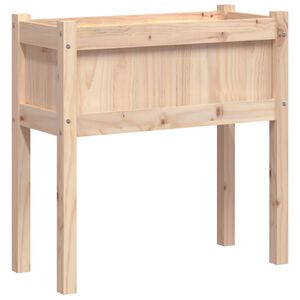 vidaXL Z&aacute;hradn&yacute; kvetin&aacute;č s nohami 70x31x70 cm mas&iacute;vna borovica