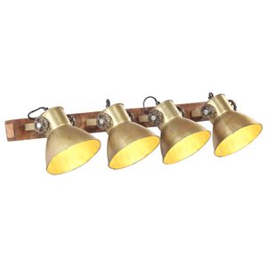 vidaXL Industri&aacute;lna n&aacute;stenn&aacute; lampa mosadzn&aacute; 90x25 cm E27