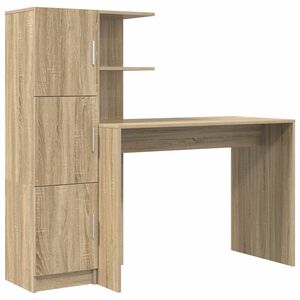 vidaXL St&ocirc;l Sonoma dub 133,5 x 50 x 124 cm 2 ks