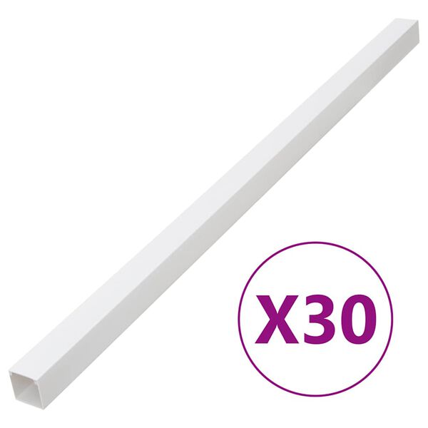 vidaXL K&aacute;blov&yacute; rozvod 33x33 mm 30 m PVC