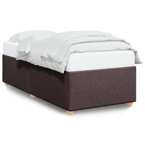 vidaXL Posteľ bez matraca tmavohned&aacute; 80x200 cm l&aacute;tka