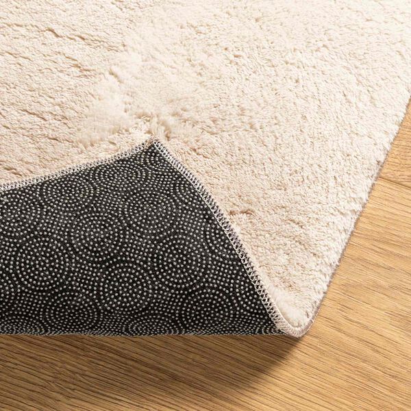 vidaXL Kusov&eacute; koberce Obdĺžnikov&yacute; HUARTE B&eacute;žov&aacute; 300 x 80 cm Polyester