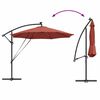 vidaXL Kantileverový banánový parasol Tehlová 294 x 294 x 248 cm