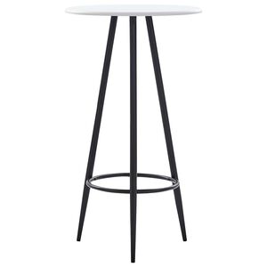 vidaXL Barov&yacute; st&ocirc;l biely 60x107,5 cm MDF