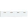 vidaXL N&aacute;stenn&eacute; skrinky 2 ks biele 80x35x36,5 cm spracovan&eacute; drevo