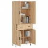 vidaXL Vysoká skrinka dub sonoma 69,5x34x180 cm spracované drevo