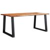 vidaXL Jed&aacute;lensk&yacute; st&ocirc;l so živou hranou 180x90x75 cm mas&iacute;vna ak&aacute;cia