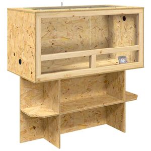 vidaXL Ter&aacute;rium Hned&aacute; 100 x 50 x 100 cm OSB