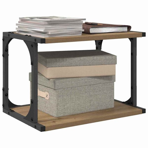 vidaXL Stojan na tlačiareň Remeseln&yacute; dub 41 x 28 x 33.5 cm