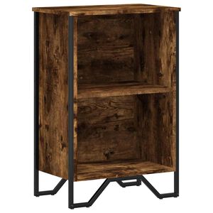 vidaXL Knižnica dymov&yacute; dub 50x31x74,5 cm kompozitn&eacute; drevo