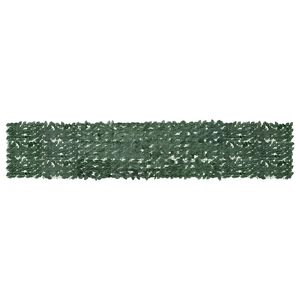 vidaXL Balk&oacute;nov&aacute; mark&iacute;za s tmavozelen&yacute;mi listami 400x75 cm