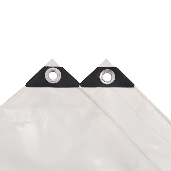 vidaXL Celta 650 g/m&sup2;, 4x5 m, biela