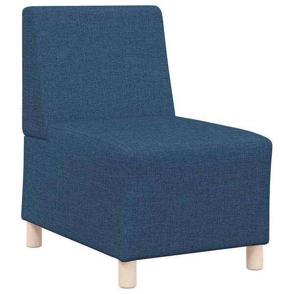 vidaXL Bezr&uacute;čkov&aacute; modul&aacute;rna sofa jednotka 2 pcs Modr&aacute; 55 x 74 x 82 cm