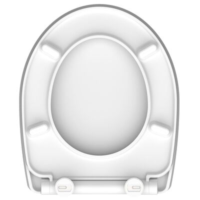SCHÜTTE WC sedadlo pomalé zatváranie lesklé CRAZY SKULL Duroplast