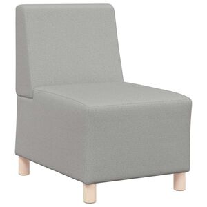 vidaXL Bezr&uacute;čkov&aacute; modul&aacute;rna sofa jednotka Obl&aacute; &scaron;ed&aacute; 55 x 74 x 82 cm