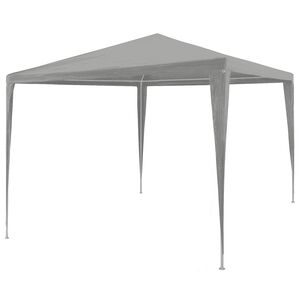 vidaXL P&aacute;rty stan Svetlosiv&aacute; 300 x 300 x 255 cm PE a oceľ