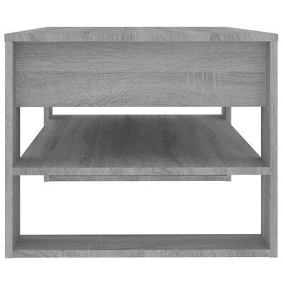 vidaXL Konferenčný stolík sivý dub sonoma 102x55x45cm spracované drevo