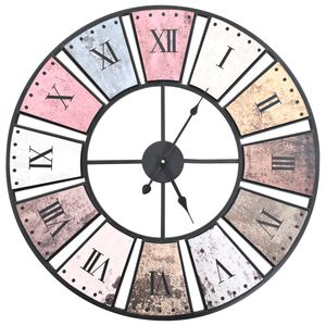 vidaXL Vintage n&aacute;stenn&eacute; hodiny s pohonom Quartz 60 cm XXL