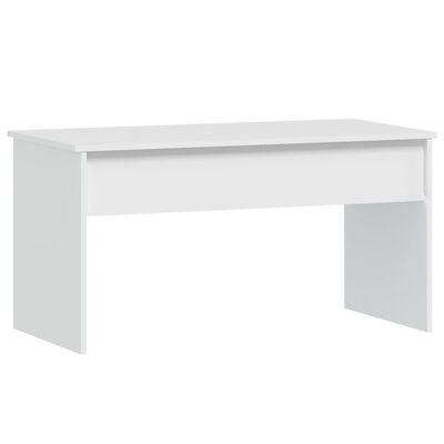vidaXL Konferenčný stolík biely 102x50,5x52,5 cm spracované drevo