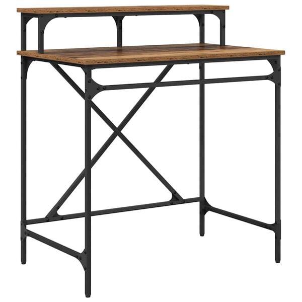 vidaXL St&ocirc;l Star&eacute; drevo 80 x 50 x 90 cm Kompozitn&eacute; drevo